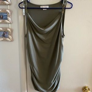 Army green Michael Kors tank top